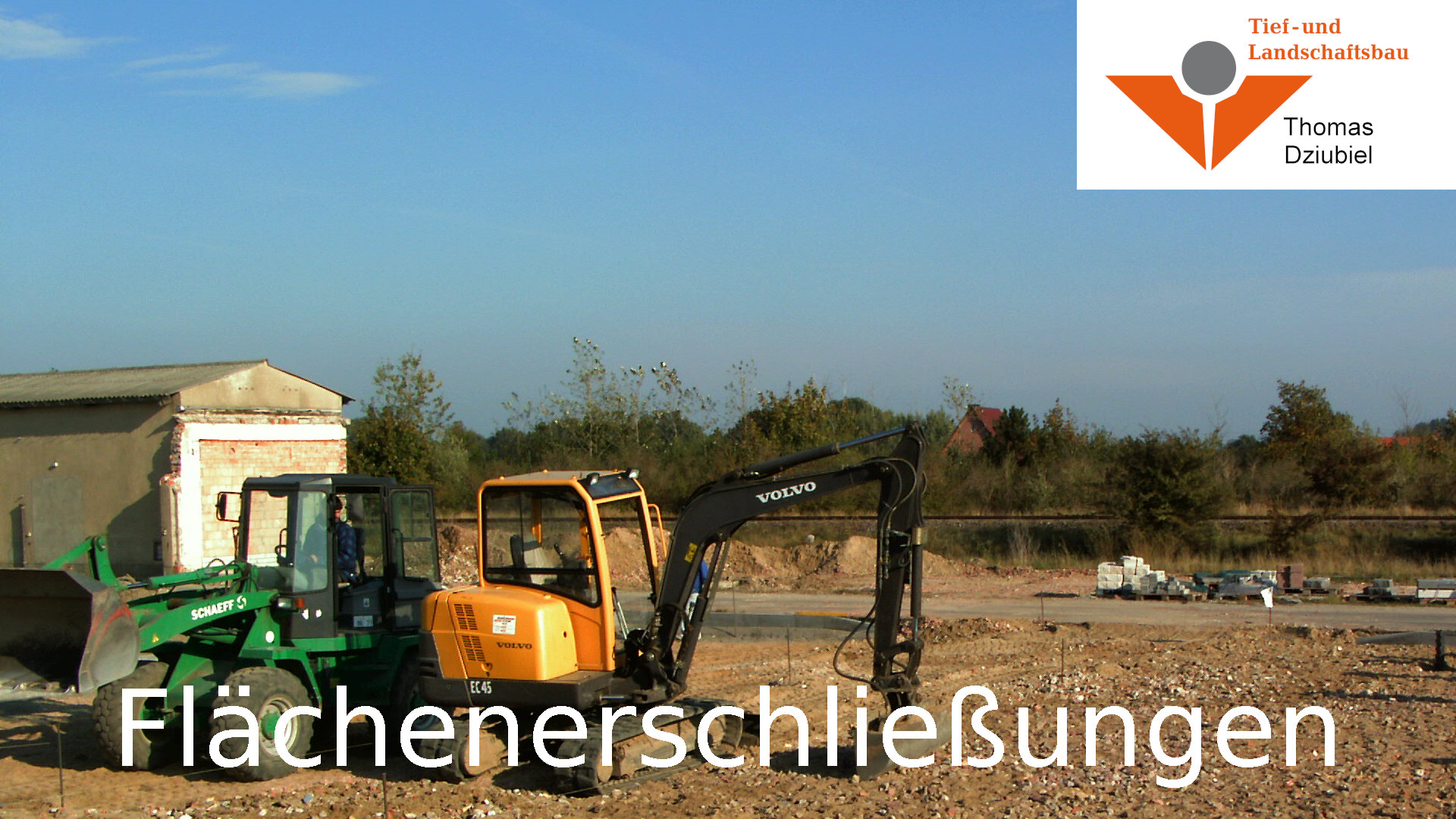 Infrastruktur schaffen und Grundstücke erschließen - Thomas Dziubiel Garten- und Landschaftsbau Schwerin